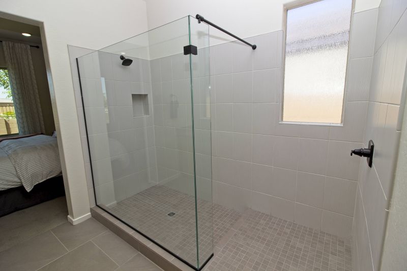 Walk-In Shower with Built-In Bench